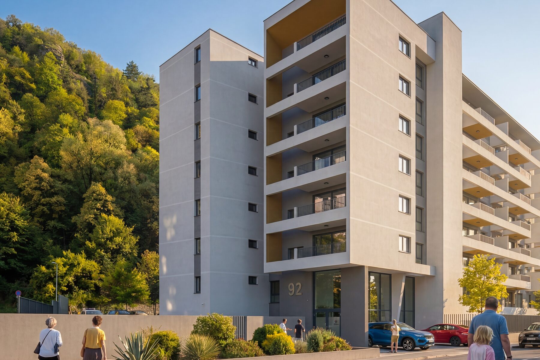 Ocho pisos, no una torre: lo que ganas en un edificio bajo
